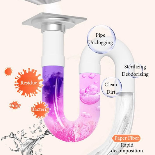 Multifunctional powerful anti-blocking drain cleaner powder